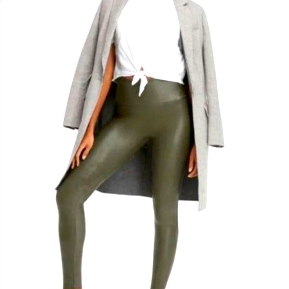 SPANX Faux Leather Leggings NWOT size small